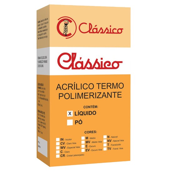 Resina Acrílica Termo Líquida - Clássico