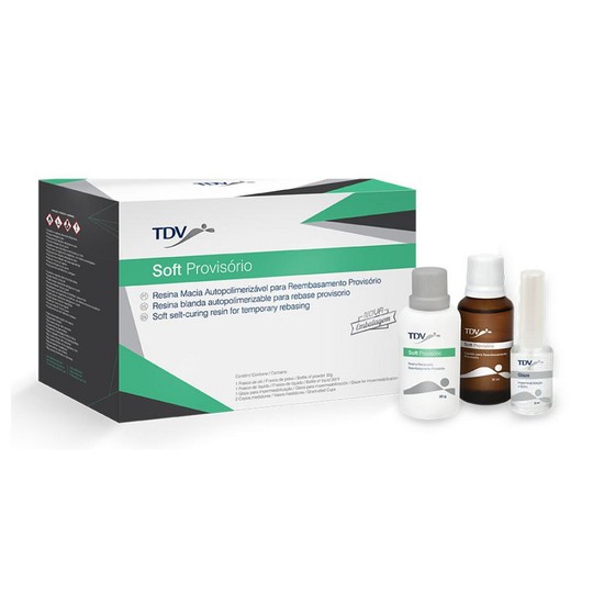 Kit Reembasador Soft Provisorio Rosa 30g/30ml TDV
